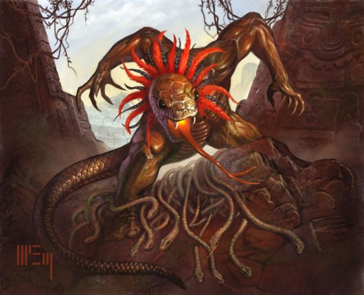 Illustration de Yig par Patrick McEvoy